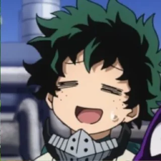 💚 emoji 💚~Изуку Мидория~💚 Telegram sticker 19 of 120
