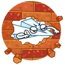 😡 emoji Paper Airplane Telegram sticker 24 of 25