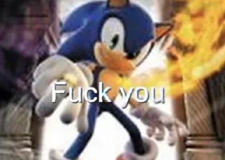 🖕 emoji соник Telegram sticker 15 of 87
