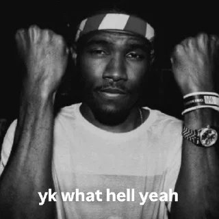 Sticker from frank ocean