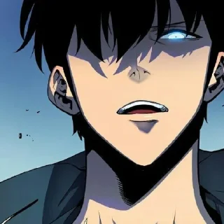 🖤 emoji Sung Jin-Woo by @Dante_Pon Telegram sticker 16 of 120