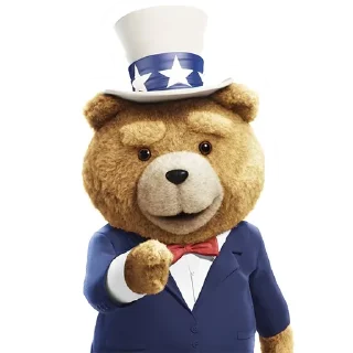 😎 emoji Ted @stickersb2b Telegram sticker 12 of 21