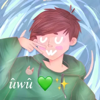 🥹 emoji Риколит | нАркОмАниЯ 😜💚✨ Telegram sticker 7 of 58