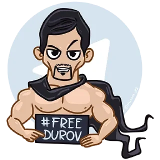 Sticker from #FreeDurov @memo_cats