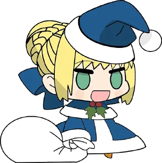 Sticker from Fate/stay night - Saber (Artoria Pendragon)