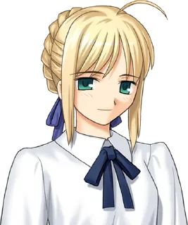 Sticker from Fate/stay night - Saber (Artoria Pendragon)