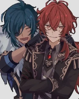 ✨ emoji Kaeya x Diluc by @aminira Telegram sticker 20 of 74