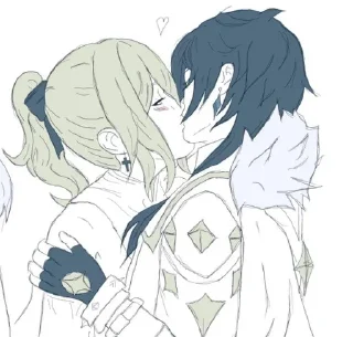 ❤️ emoji Jean x Kaeya by @aminira Telegram sticker 23 of 49