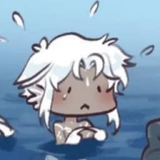 😣 emoji 白林 Telegram sticker 16 of 44