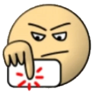 😡 emoji Дурак онлайн Telegram sticker 17 of 25