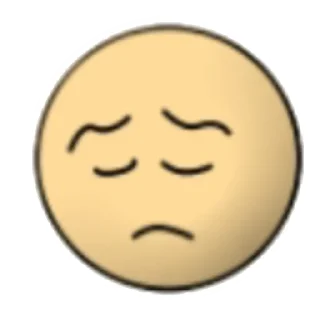 😔 emoji Дурак онлайн Telegram sticker 15 of 25
