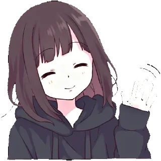 👋 emoji Aᥒiⲙᥱ ᥴɦᥲᥒ(⸝⸝-̫ -⸝⸝)ෆ⃛ Telegram sticker 7 of 108