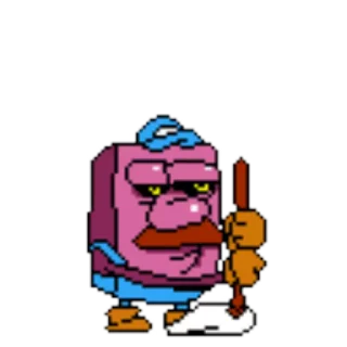 Sticker from Gerome x Pillar John @pizzza_tower
