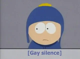 😐 emoji South Park Telegram sticker 24 of 120