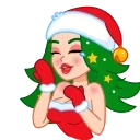 Sticker from Santa Girl