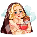 🤤 emoji Santa Girl Telegram sticker 6 of 30
