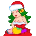 💝 emoji Santa Girl Telegram sticker 13 of 21