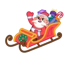 👋 emoji Jolly Santa Telegram sticker 21 of 23