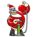 💪 emoji Robo Santa Telegram sticker 9 of 25