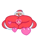 ❤️ emoji Jolly Santa Telegram sticker 6 of 23