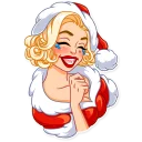 Sticker from Santa Girl