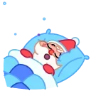 😴 emoji Jolly Santa Telegram sticker 15 of 23