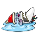 😭 emoji Robo Santa Telegram sticker 16 of 25