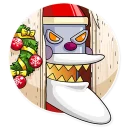 👀 emoji Robo Santa Telegram sticker 15 of 25