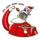 🍪 emoji Robo Santa Telegram sticker 17 of 25