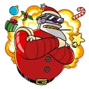 😎 emoji Robo Santa Telegram sticker 21 of 25
