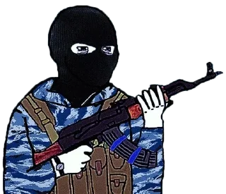🚬 emoji Military Wojak Telegram sticker 18 of 120
