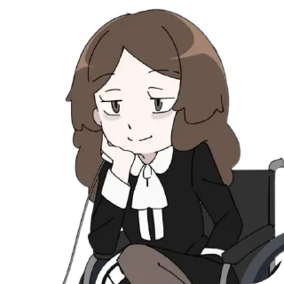 👩‍🦽 emoji Ладно Telegram sticker 6 of 6