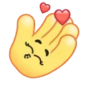 Sticker from Hand Emoji @xkysluv