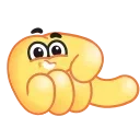 Sticker from Hand Emoji @xkysluv