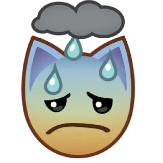 😢 emoji AJ Telegram sticker 8 of 15