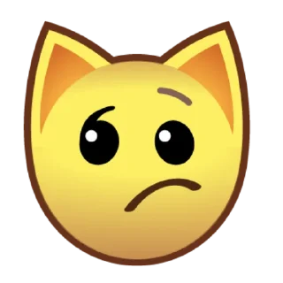 😕 emoji AJ Telegram sticker 12 of 15