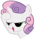😏 emoji Sweetie Belle | By @Egor418 Telegram sticker 6 of 65