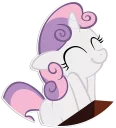 😁 emoji Sweetie Belle | By @Egor418 Telegram sticker 2 of 65