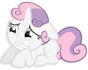 😬 emoji Sweetie Belle | By @Egor418 Telegram sticker 24 of 65