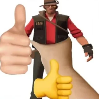 👍 emoji Бебра Telegram sticker 10 of 20