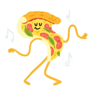 💃 emoji Pizza @MishaXgraphic Telegram sticker 18 of 18