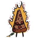 Sticker from Drunker Pizza