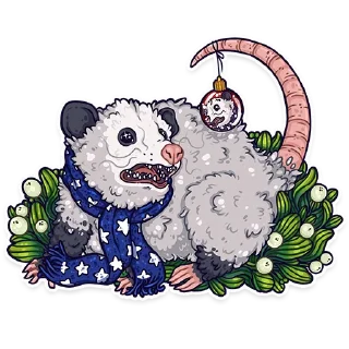 🎄 emoji awesomepossum (@kotypic) Telegram sticker 24 of 30