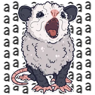 🅰️ emoji awesomepossum (@kotypic) Telegram sticker 22 of 30