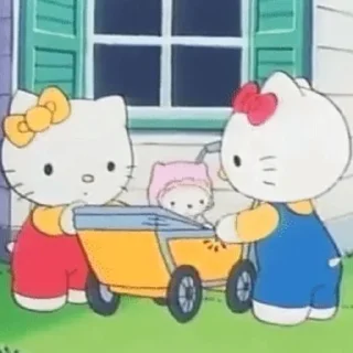 Sticker from kitty