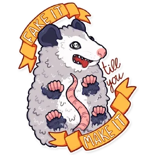 ☠️ emoji awesomepossum (@kotypic) Telegram sticker 8 of 30