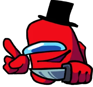 👆 emoji Я их кинню (impostors) Telegram sticker 6 of 38
