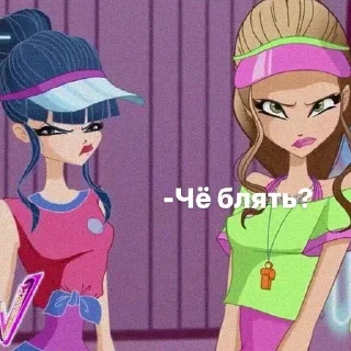 🫣 emoji Winx Telegram sticker 18 of 120