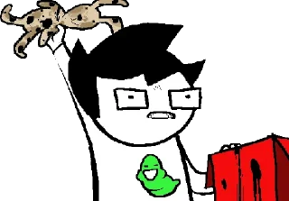 🐰 emoji john egbert Telegram sticker 14 of 48