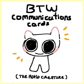 Sticker from • COMUNICATION CARDS •